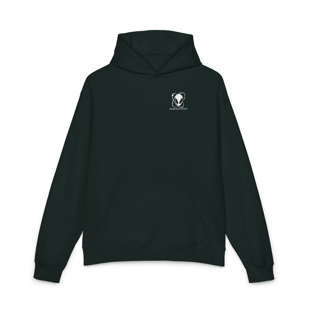 Hoodie Pine Green front