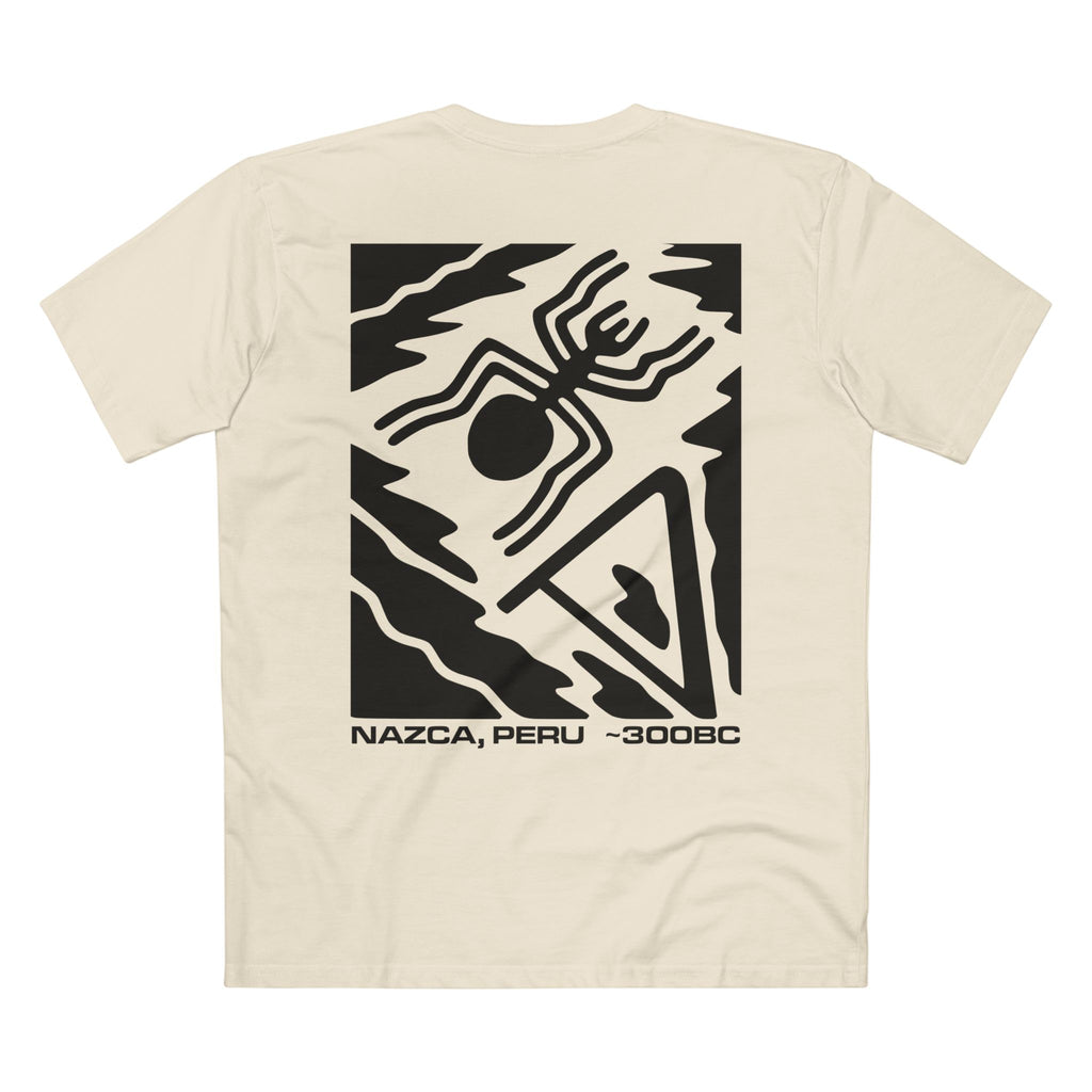 T-shirt Natural back