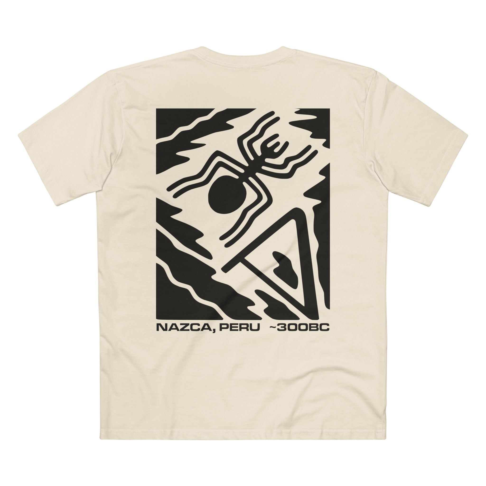 T-shirt Natural back