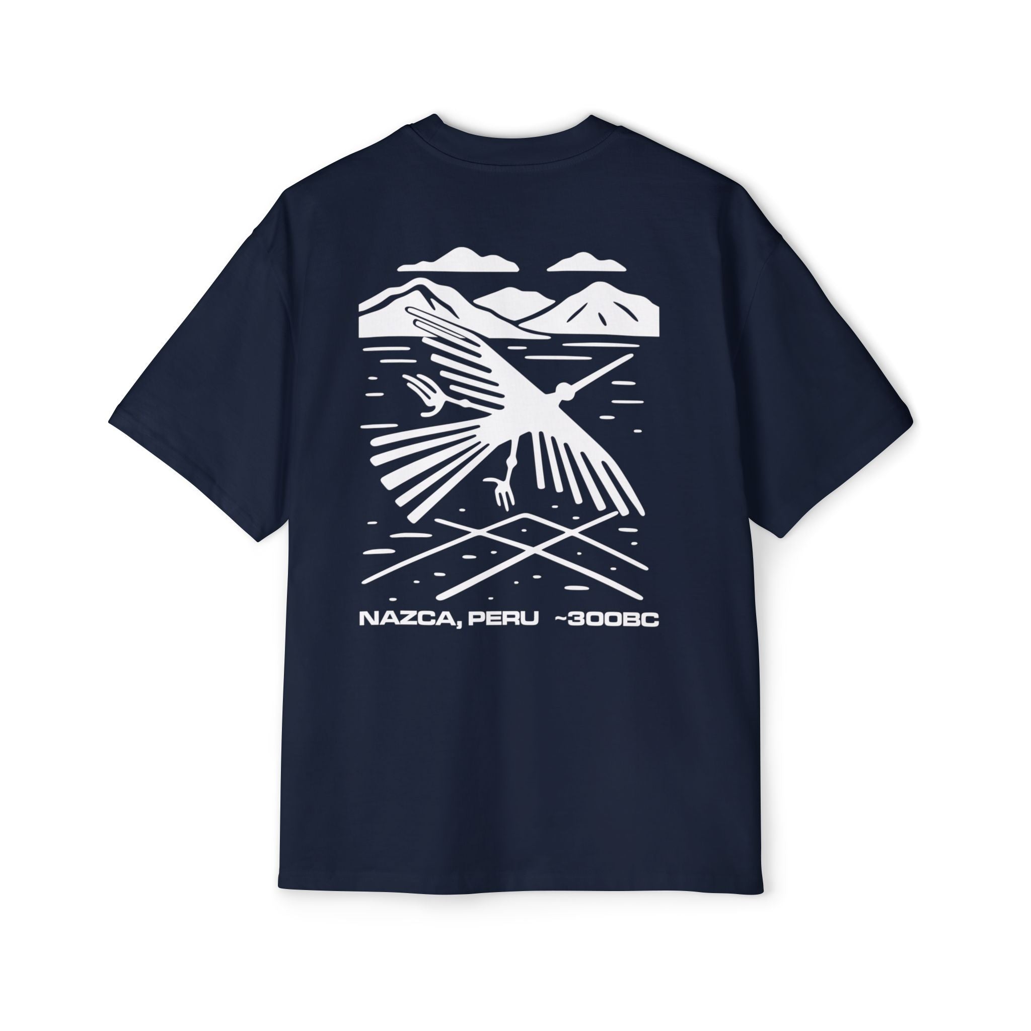T-shirt Navy back