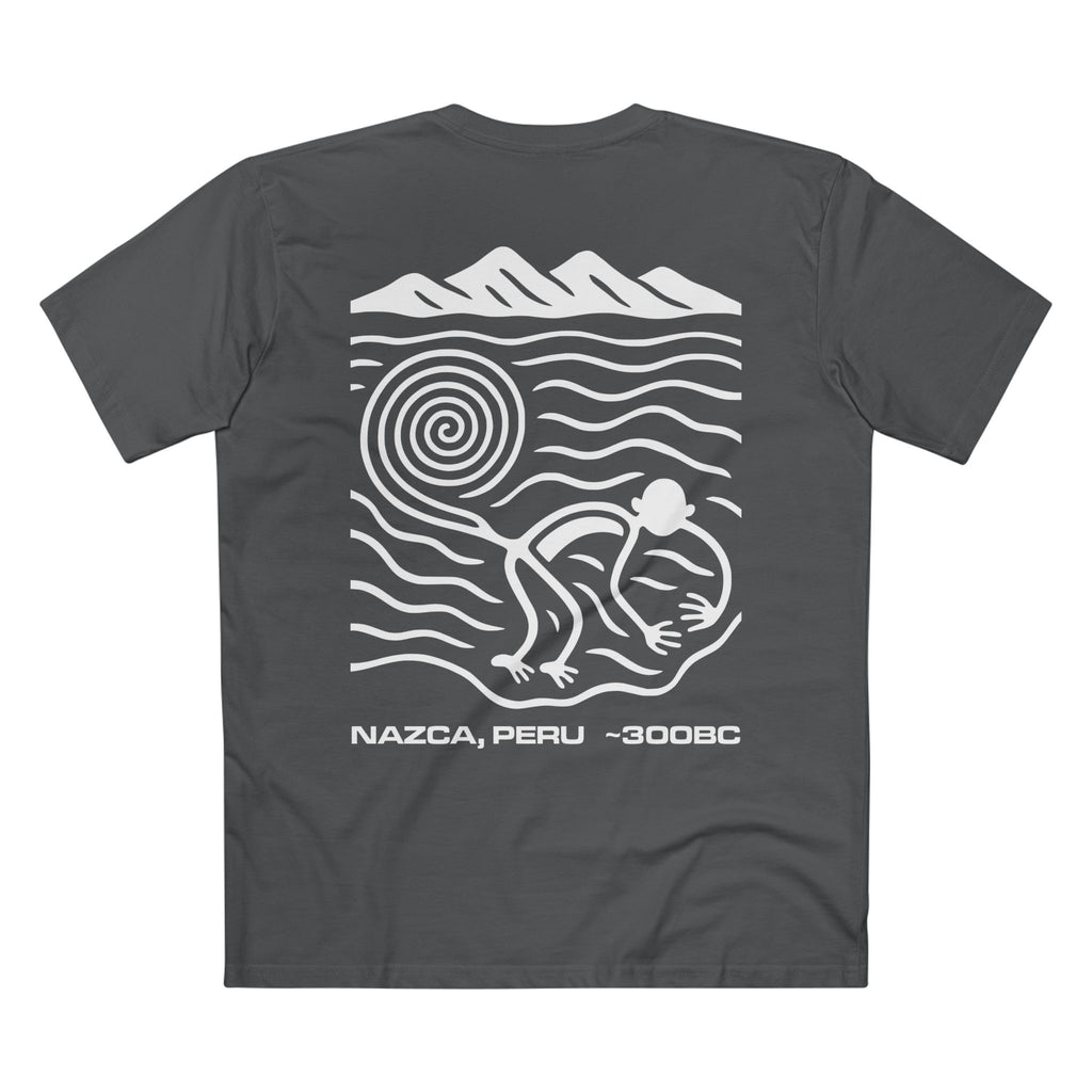 T-shirt Charcoal back