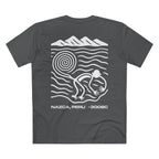 T-shirt Charcoal back