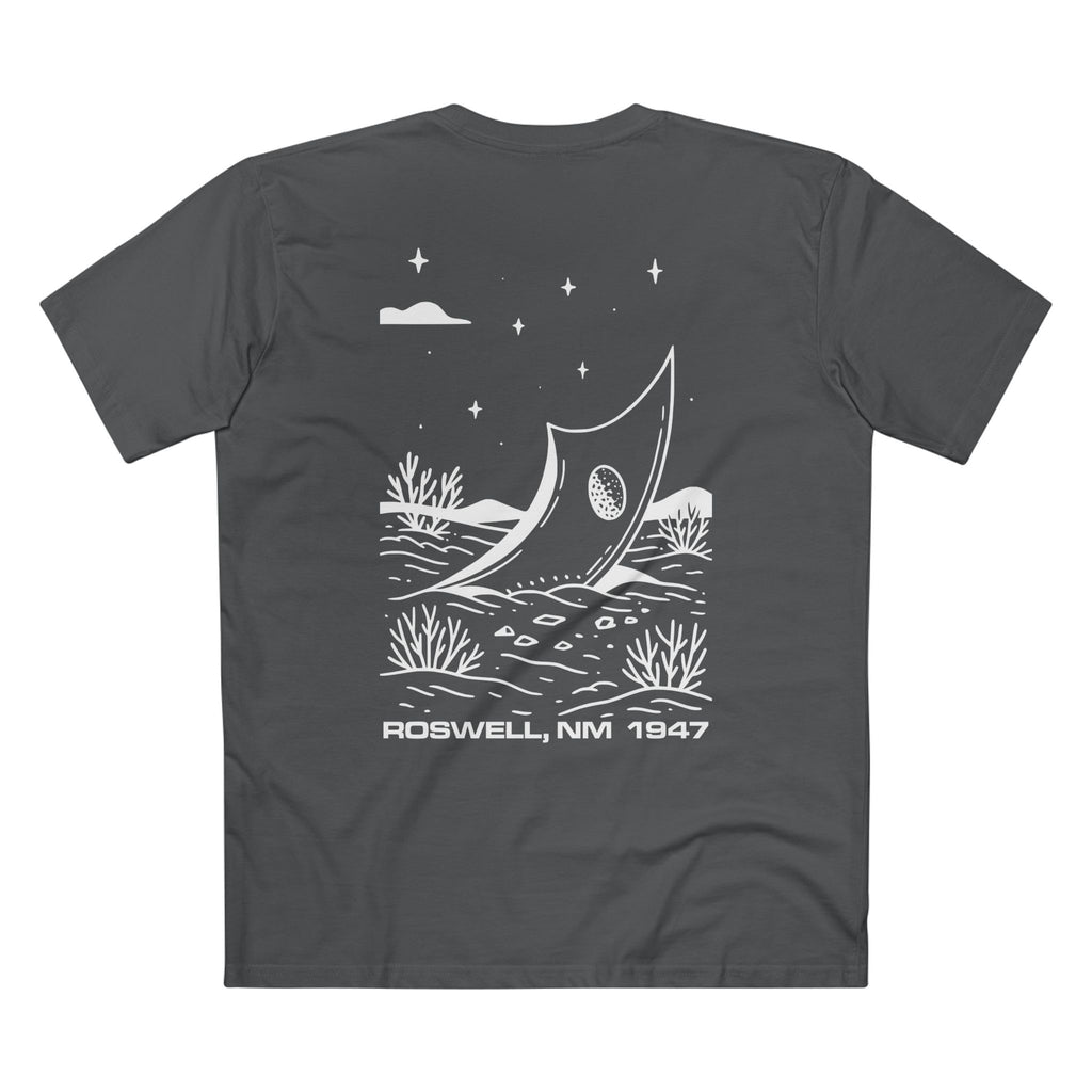 T-shirt Charcoal back