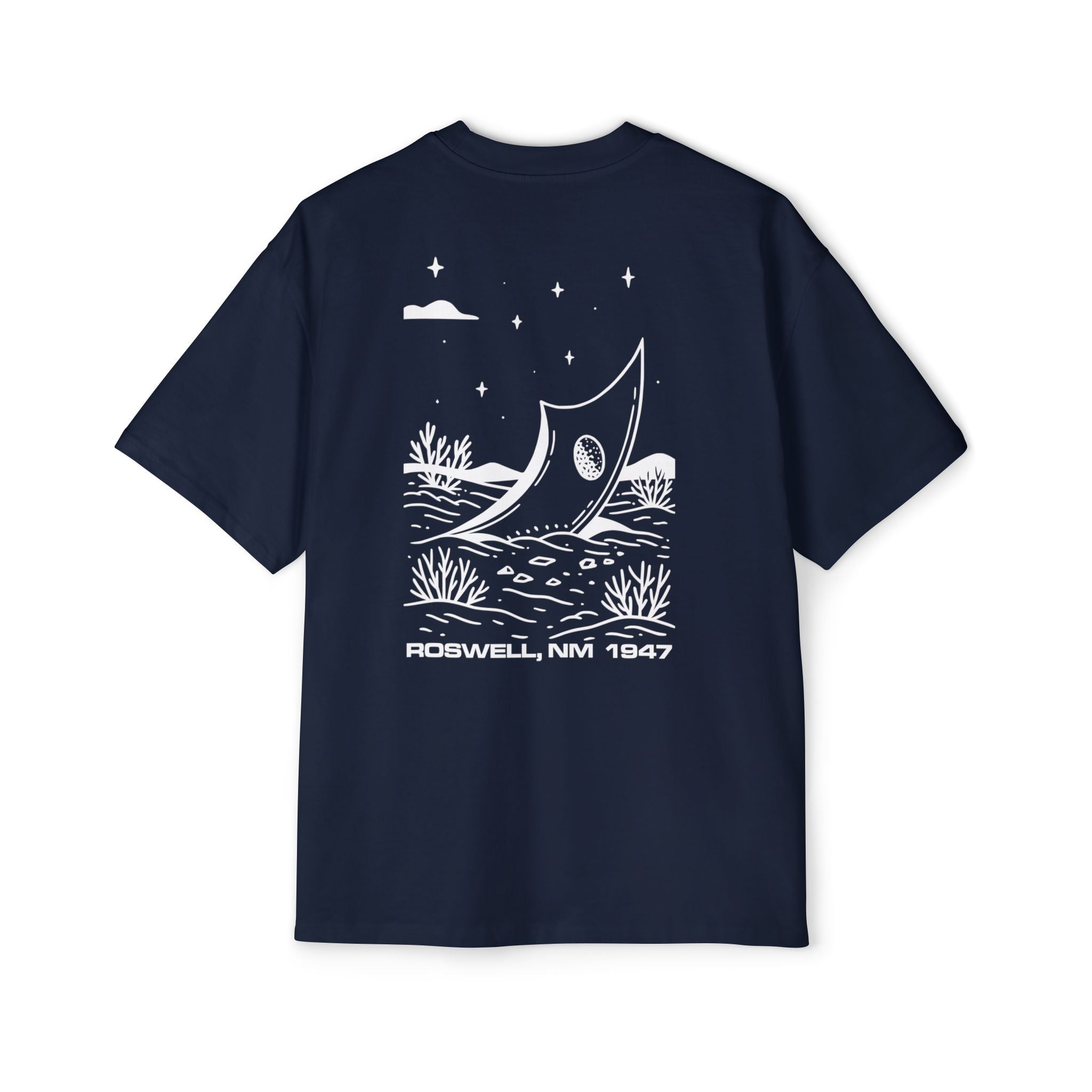 T-shirt Navy back