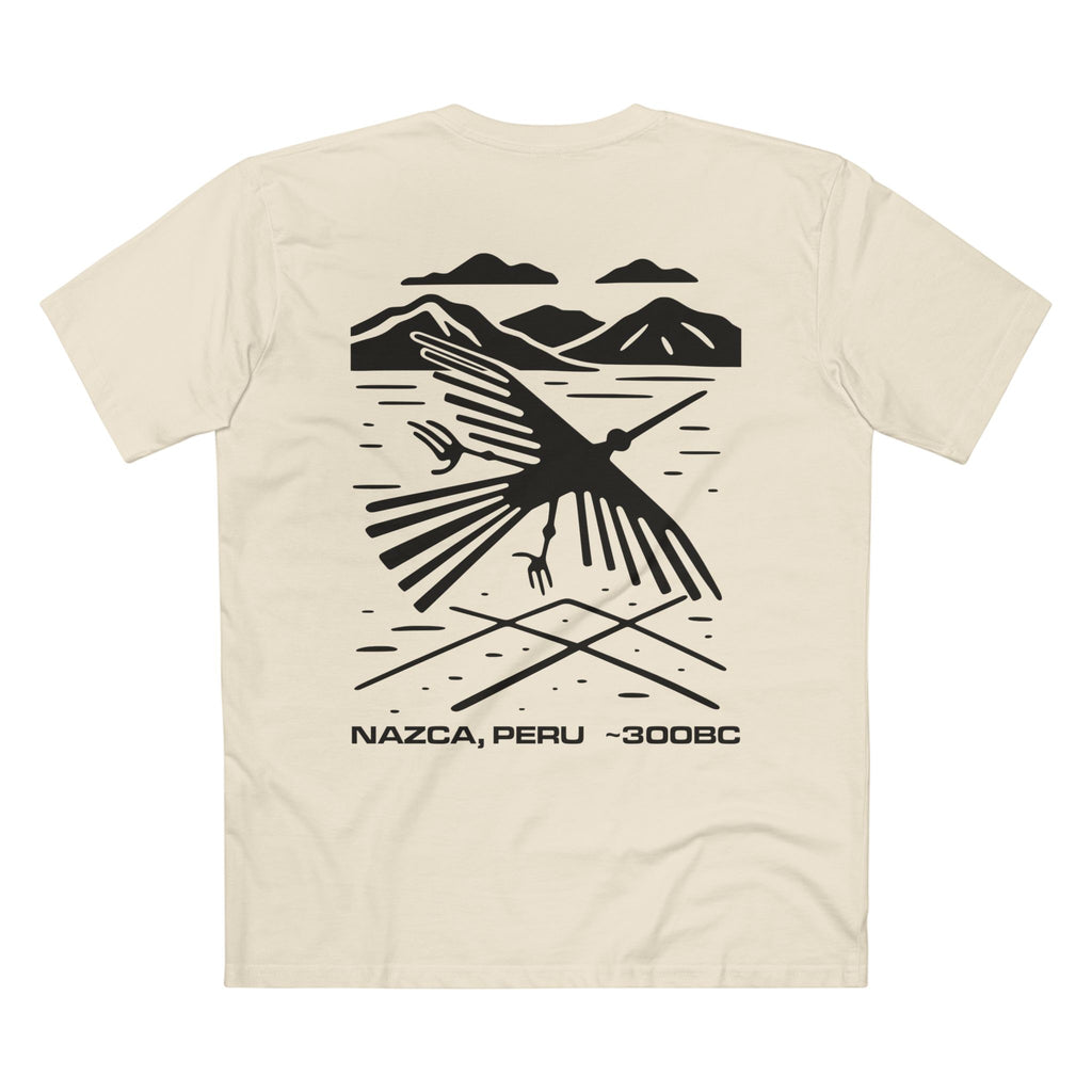 T-shirt Natural back