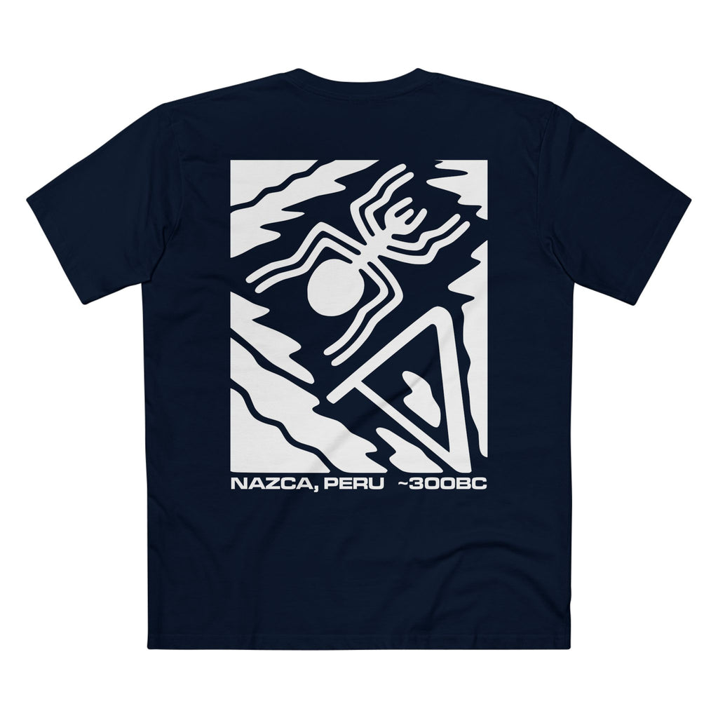 T-shirt Navy back