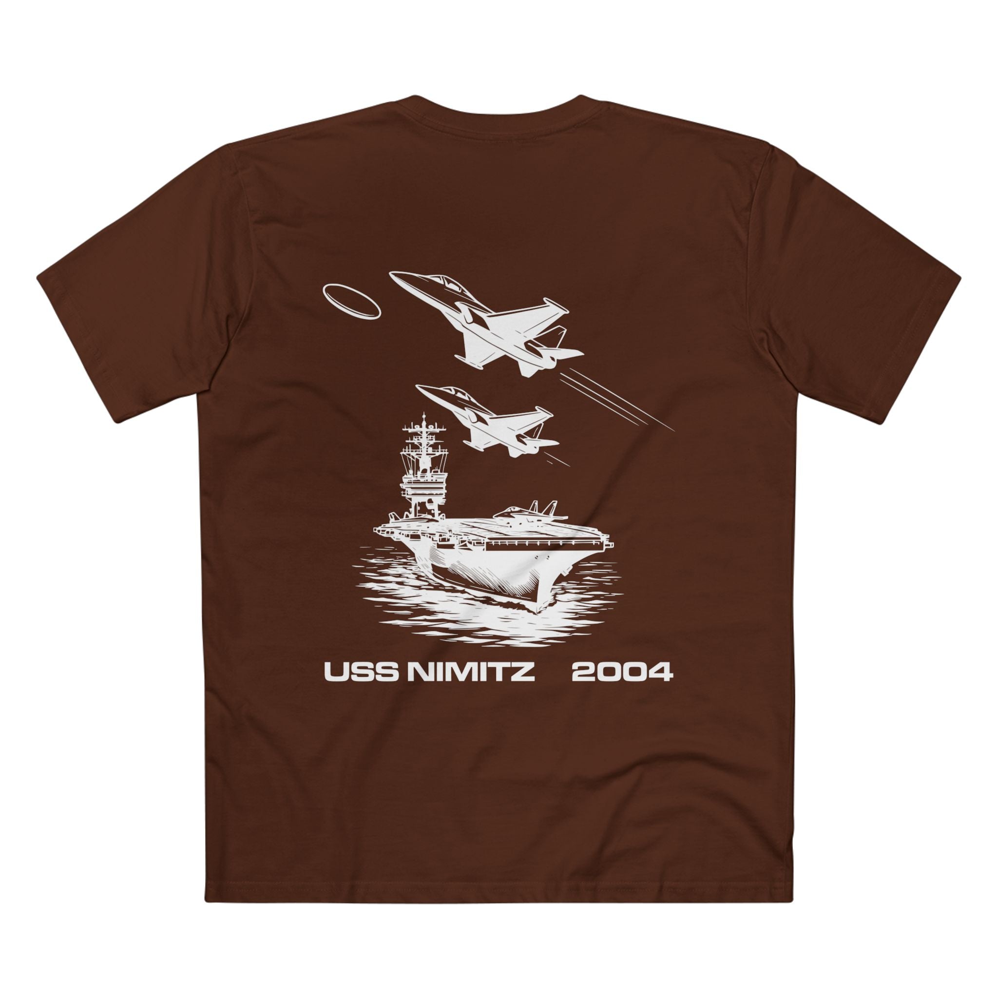 T-shirt Dark Chocolate back