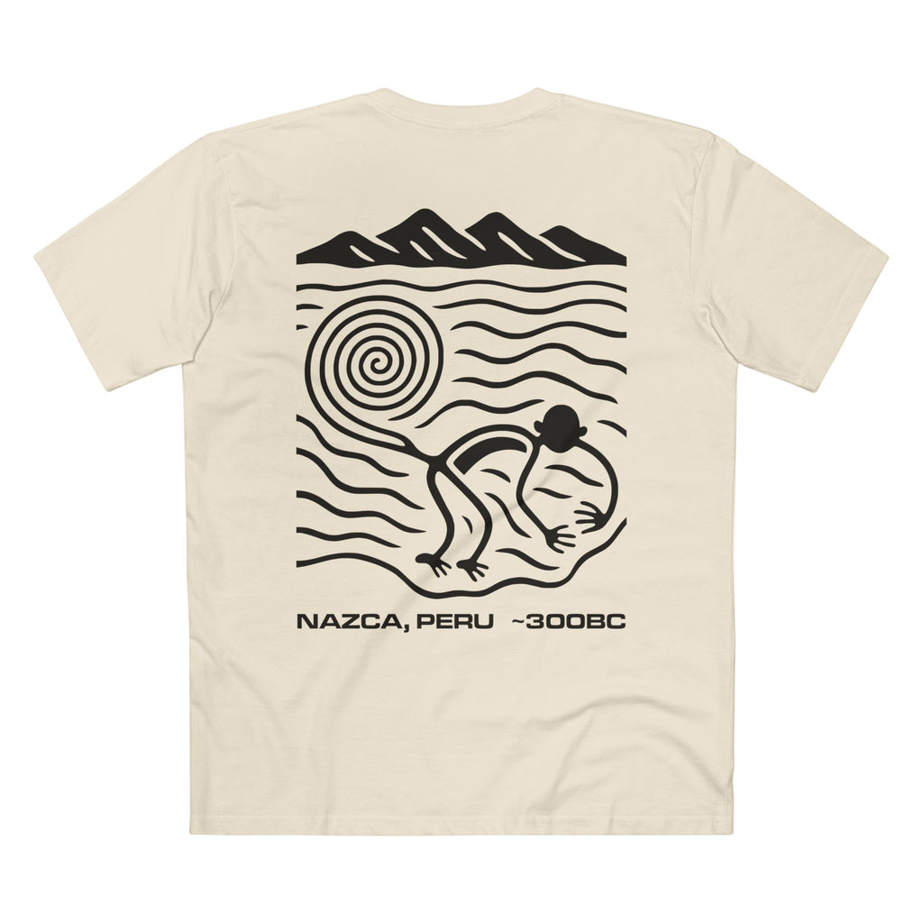 T-shirt Natural back