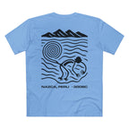 T-shirt Carolina Blue back