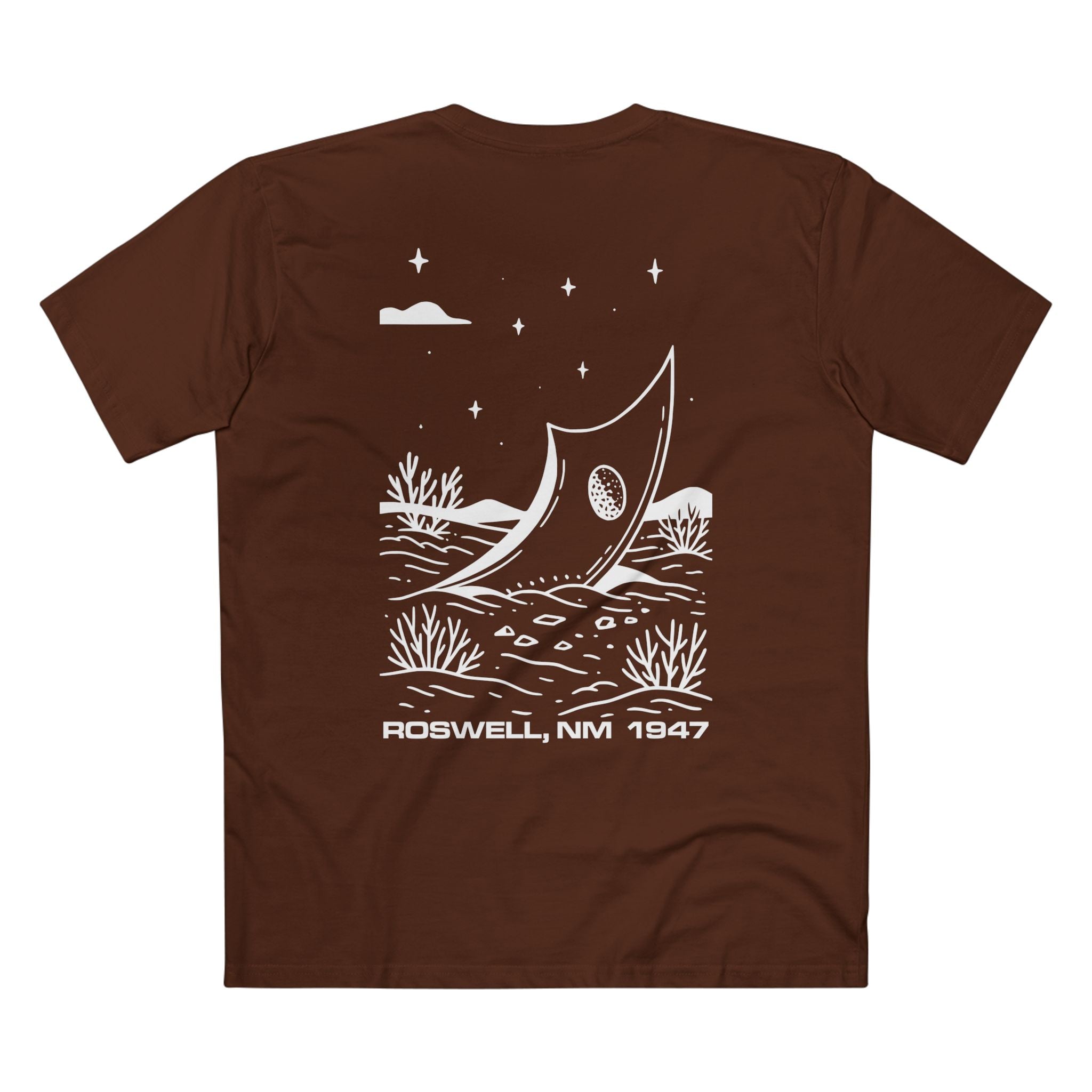 T-shirt Dark Chocolate back