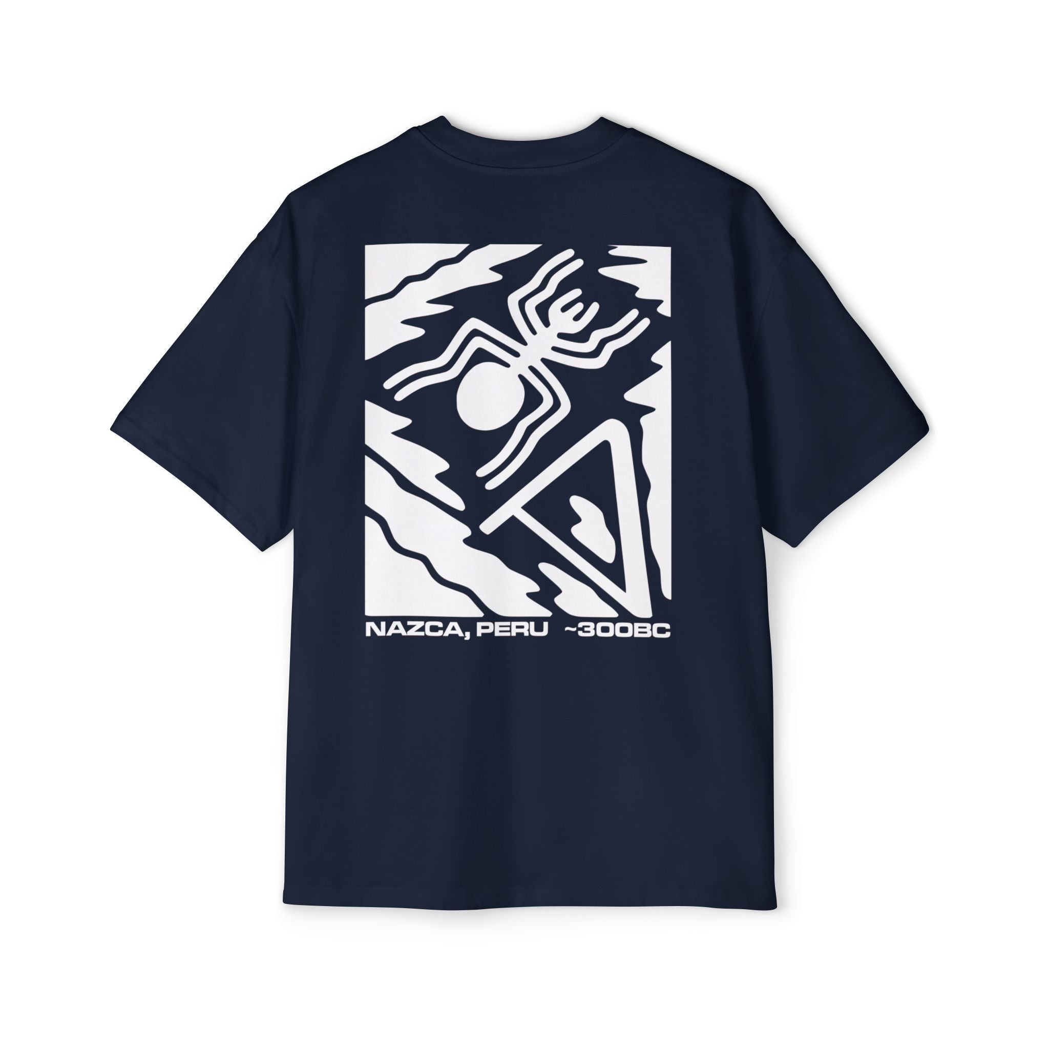 T-shirt Navy back