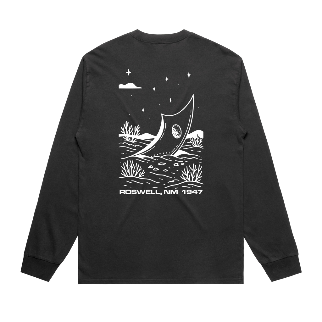 T-shirt Faded Black back