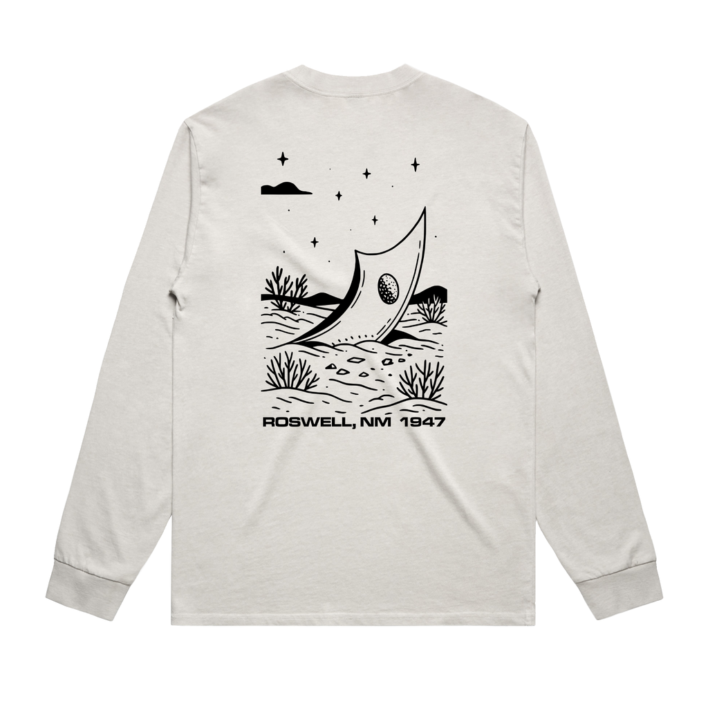 T-shirt Faded Bone back