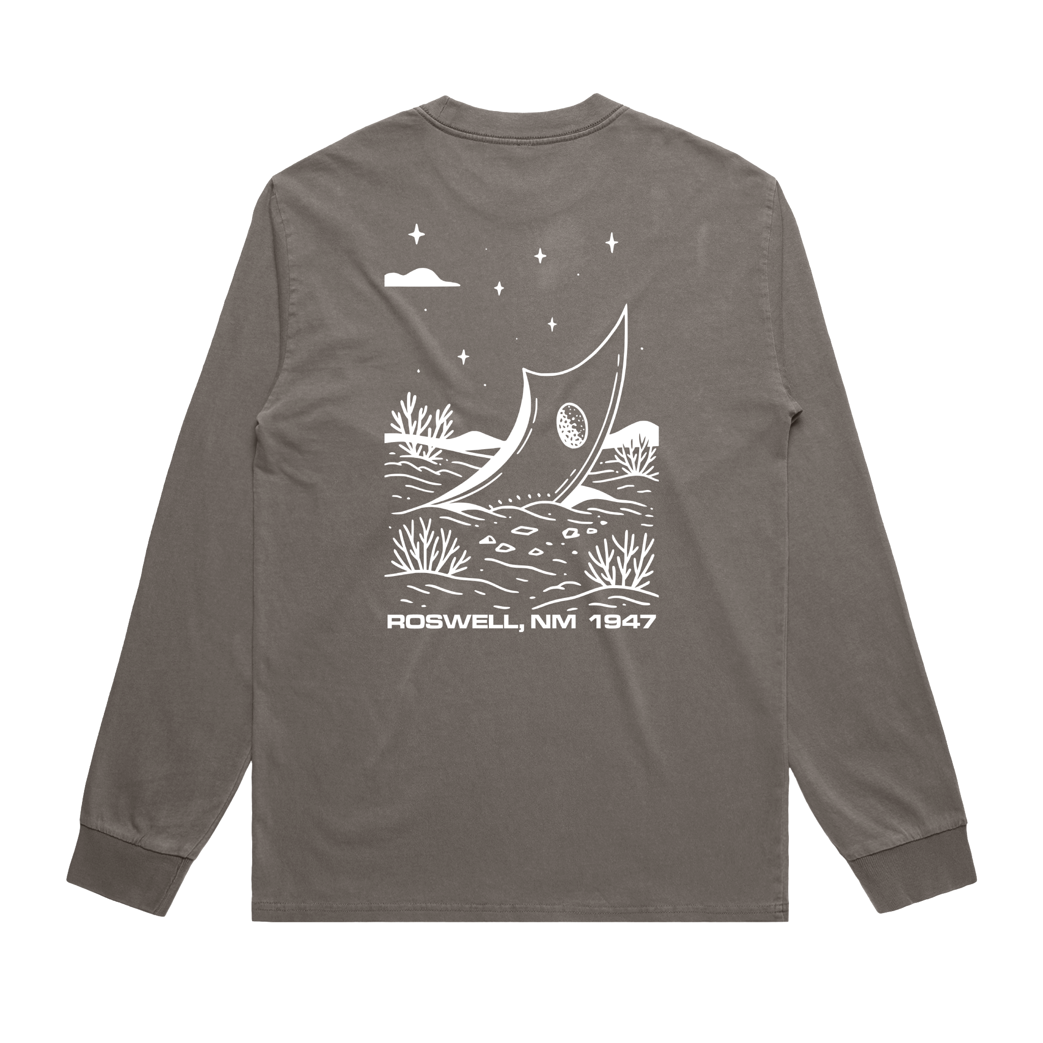 T-shirt Faded Grey back