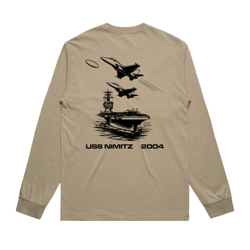 mockup | T-shirt Faded Khaki back