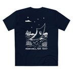 mockup | T-shirt Navy back