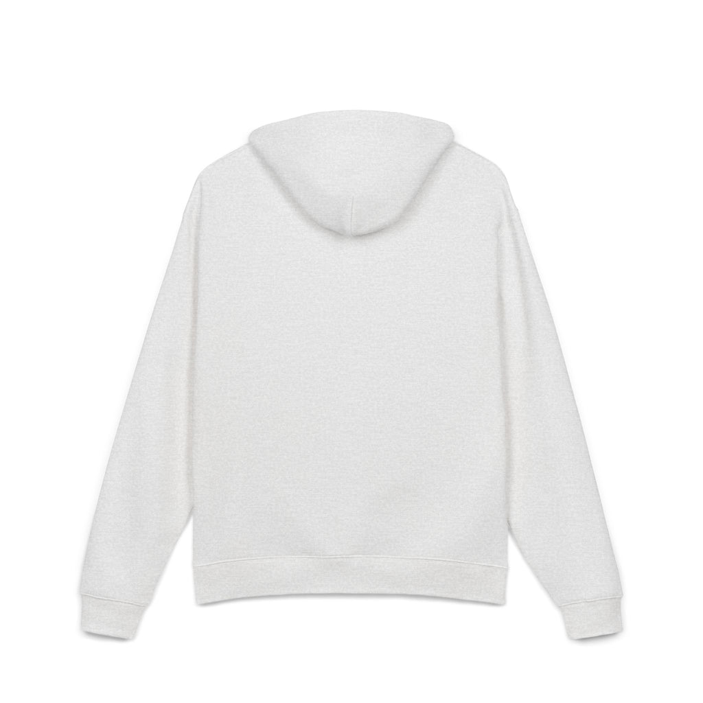 Hoodie White Heather back