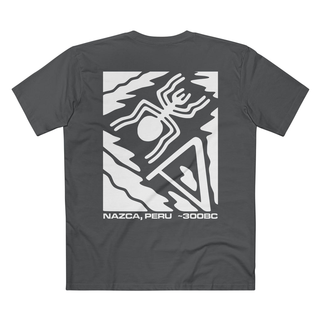 T-shirt Charcoal back