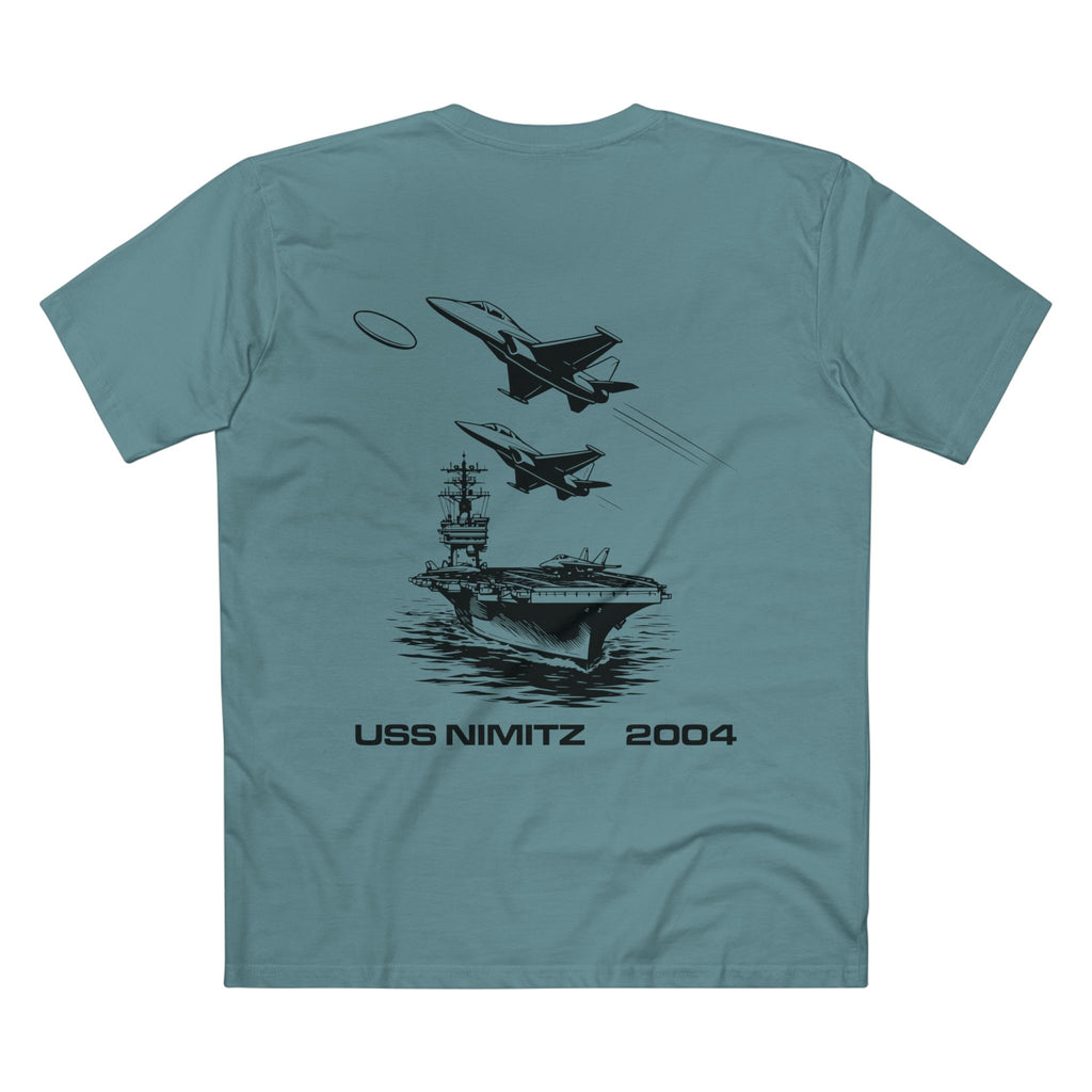 T-shirt Slate Blue back