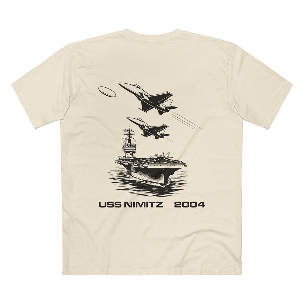 T-shirt Natural back