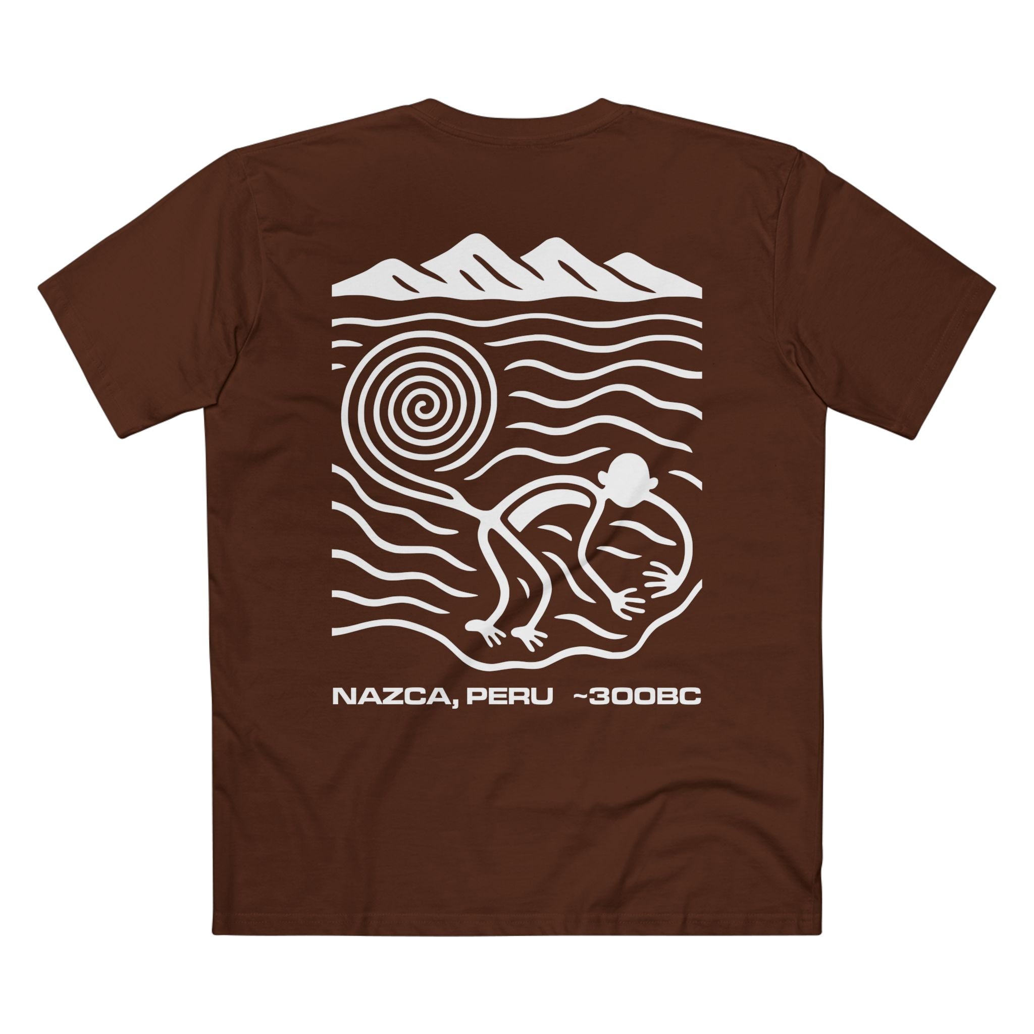 T-shirt Dark Chocolate back