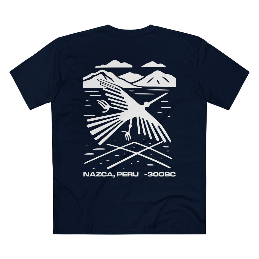 T-shirt Navy back