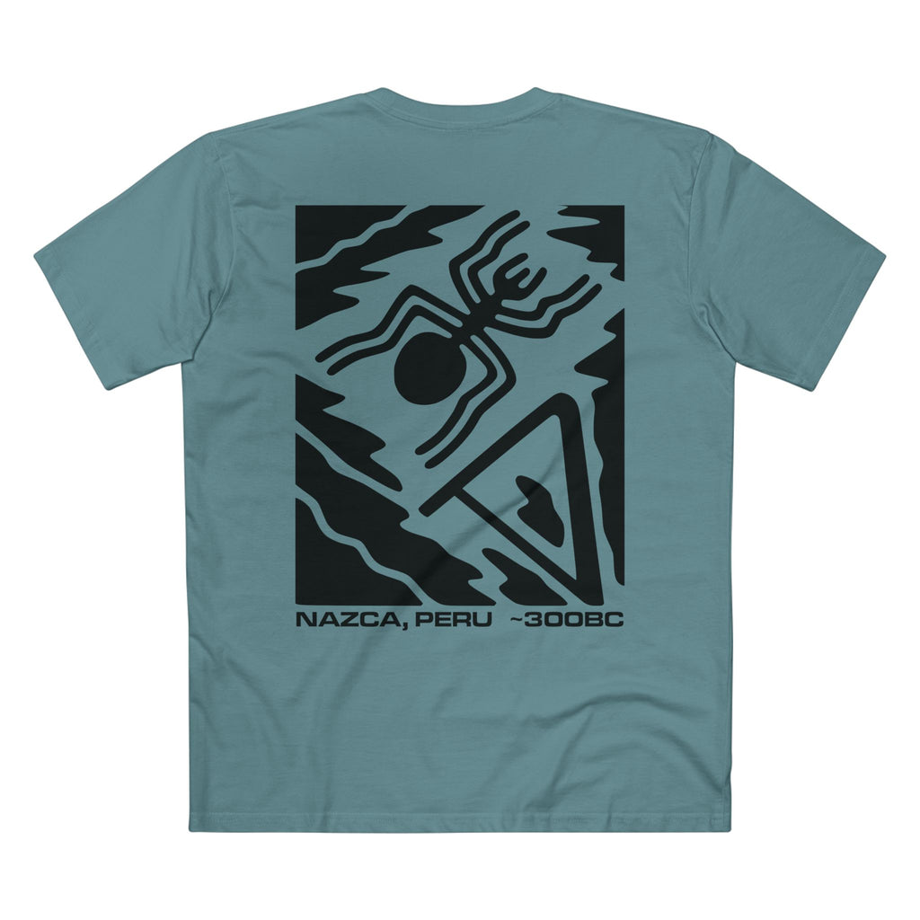 T-shirt Slate Blue back