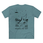 mockup | T-shirt Slate Blue back