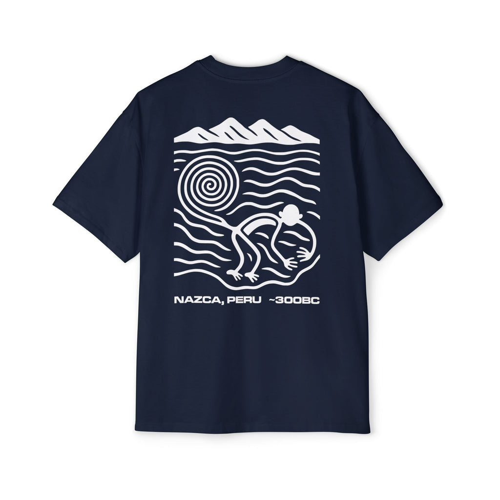T-shirt Navy back