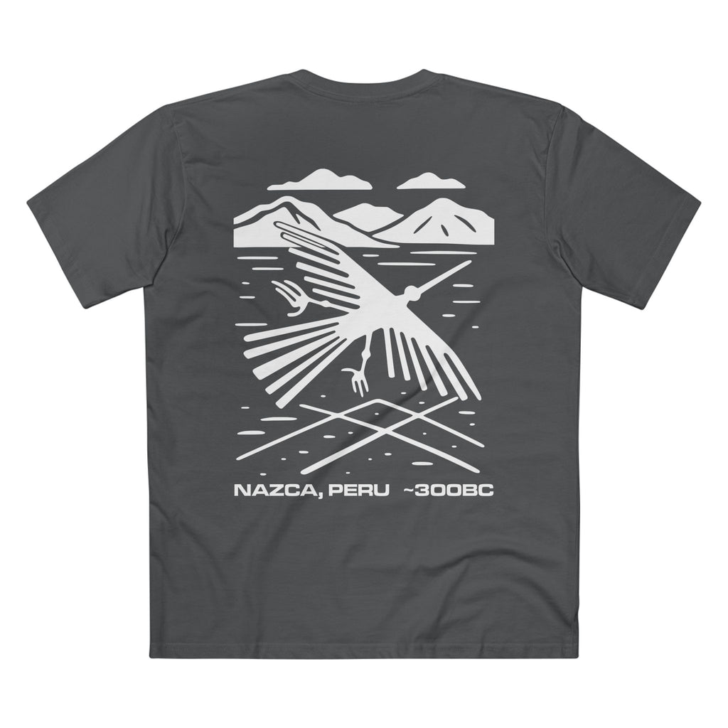 T-shirt Charcoal back