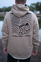model | Hoodie Back Carolina Blue Black Chestnut Clay Cobalt Cypress Pine Green Sand White