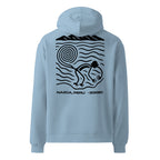 mockup | Hoodie Carolina Blue back