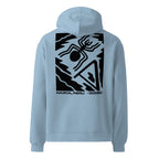 Hoodie Carolina Blue back