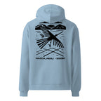 Hoodie Carolina Blue back