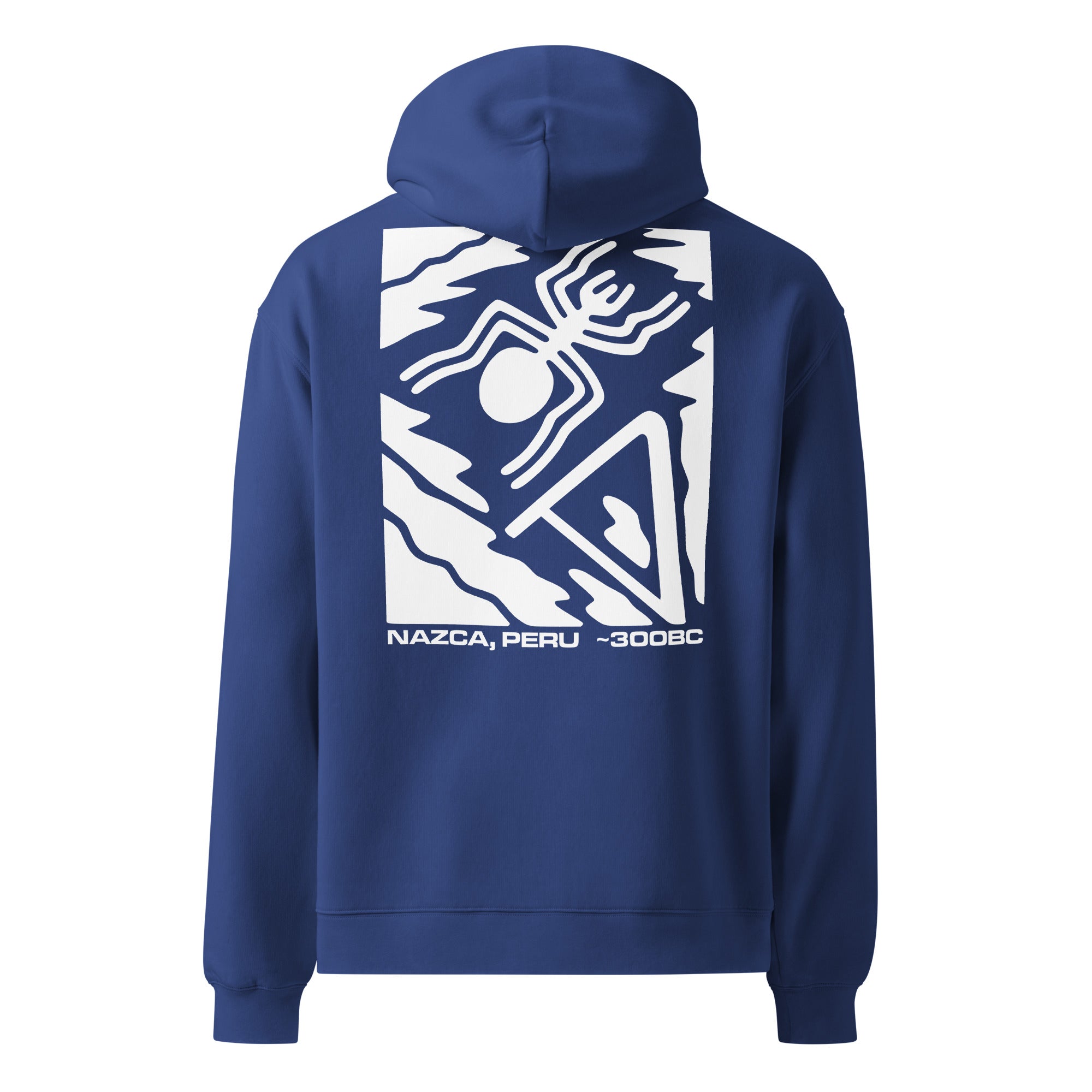 Hoodie Cobalt back