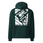 Hoodie Pine Green back