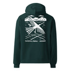 Hoodie Pine Green back