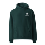 Hoodie Pine Green front