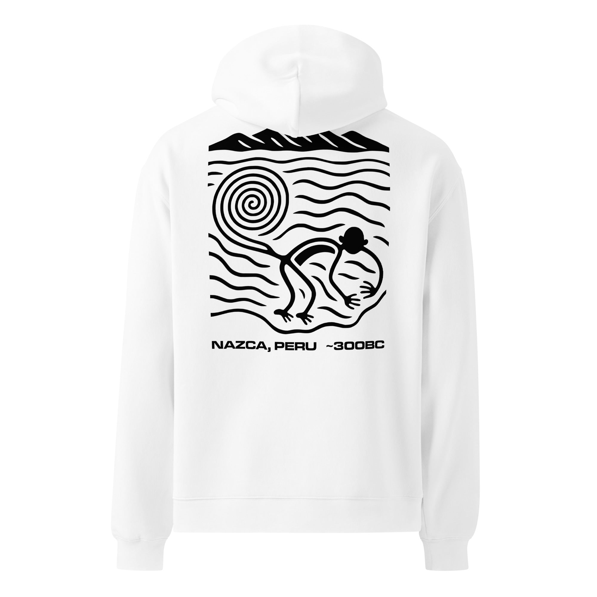 Hoodie White back
